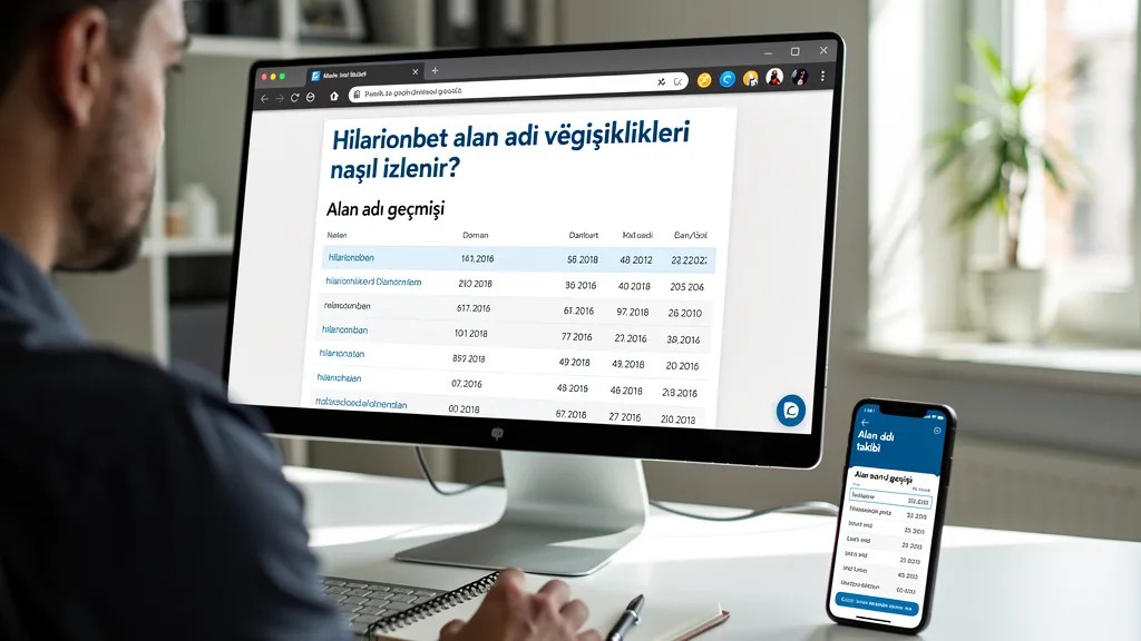 Hilarionbet Alan Adı Değişiklikleri Nasıl İzlenir?