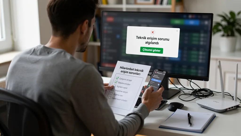 Hilarionbet Teknik Erişim Sorunları Nasıl Ayrılır?
